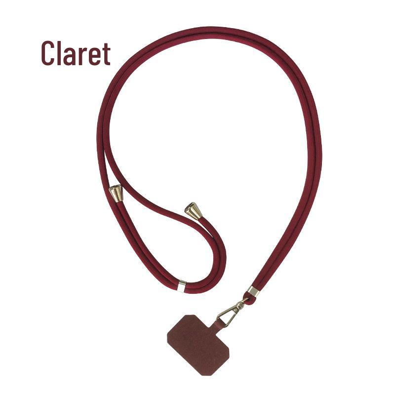 Polyester Crossbody Phone Lanyard with Clip and Shoulder Strap