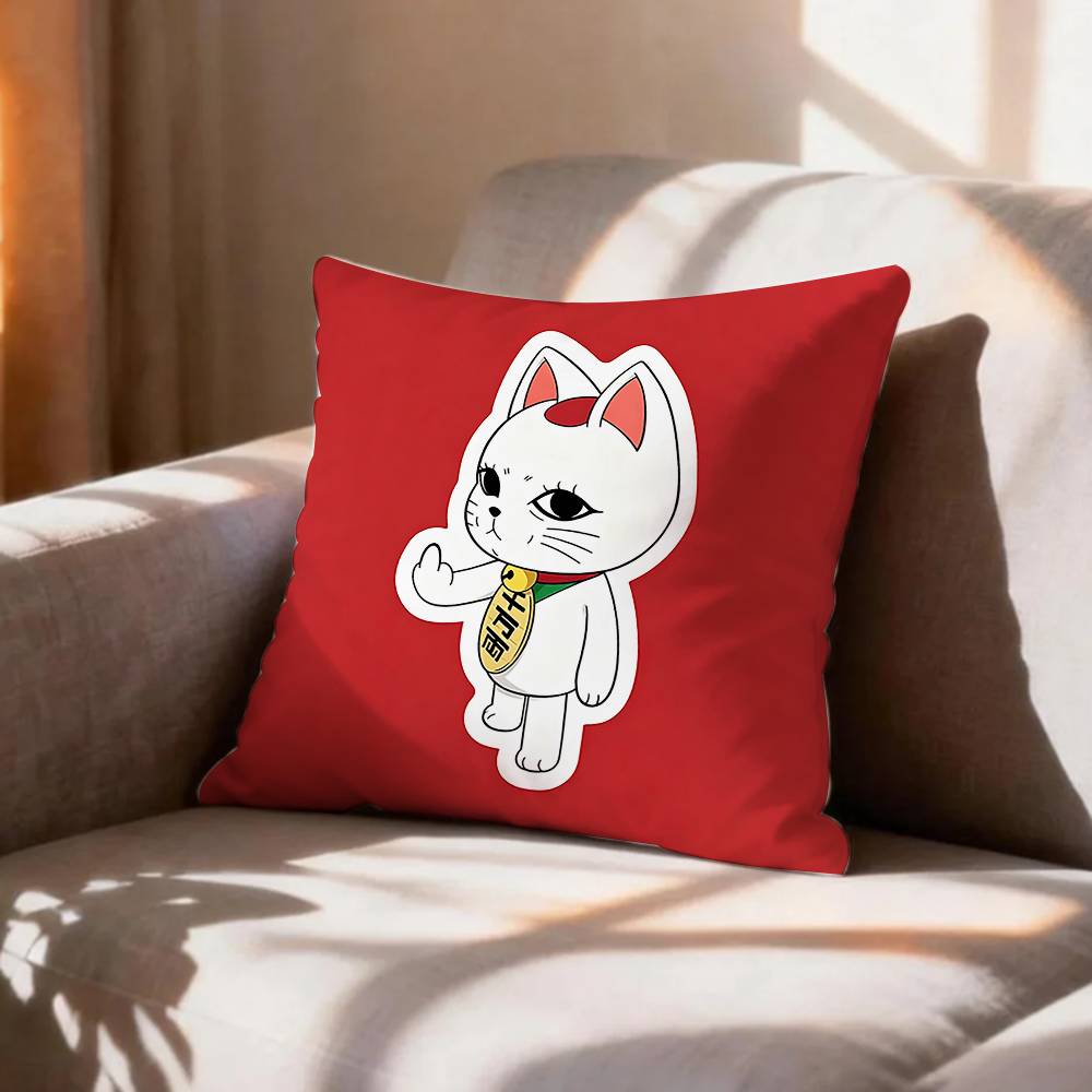 CUTE DDandadan TTurbo GGranny Pillow Case Pattern Printed Pillowcase For Living Room Sofa Cushion Cover