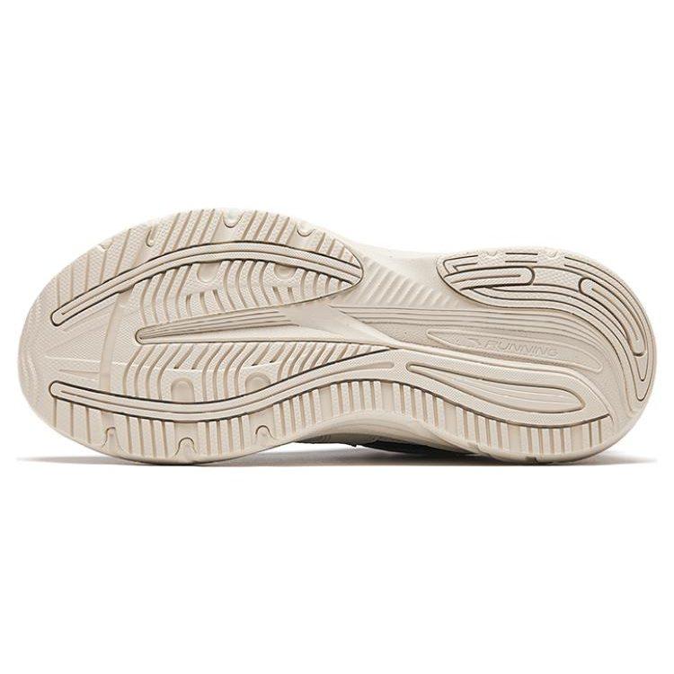 Anta Cushioning Low Top Running Shoes Women's Beige Black 922345599-2