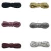 Glittering Shoe Laces110cm  Long Colorful Flat Polyester Shoelaces  For Men Women Sneakers Boot Athletic Footwear