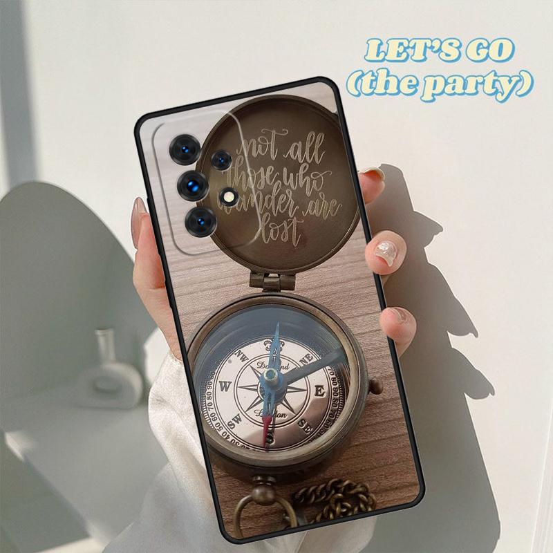 Compass Wanderlust Vintage Map phone case For Samsung Galaxy A42 A31 A40 A51 A71 A32 A80 A91 A52 A72 A20e A21S A50 A70 A11 A12