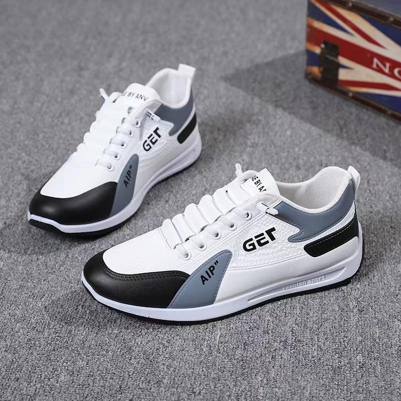 

Men s shoes new autumn versatile casual non-slip running board shoes men s one-pedal sports trendy shoes 39 белый
