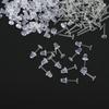 5mm Invisible Plastic Earrings Blank Pins Stud Tiny Head Findings DIY Supplies (300 Pieces/150 Pairs)
