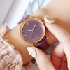 Women Faux Leather Strap Watch Luminous Round Dial Analog Watch Minimalist Ladies Casual Formal Wristwatch Gifts for Her