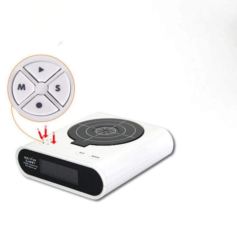Creative Alarm Clock Shoot At The Target Novel Shooting Toy Bedroom Lazy Person Wakes Up Alarm Clock Living Room Decoration