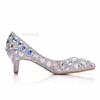 WomenPumps Handmade Female Noble Diamond Wedding Shoes Sexy Women's Dress High Heels 5CM