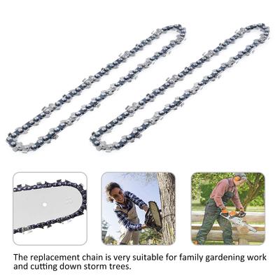 4PCS Mini Chainsaw Chain 4 Inch Electric Chainsaws Accessory Replacement For Logging Pruning Garden Tool
