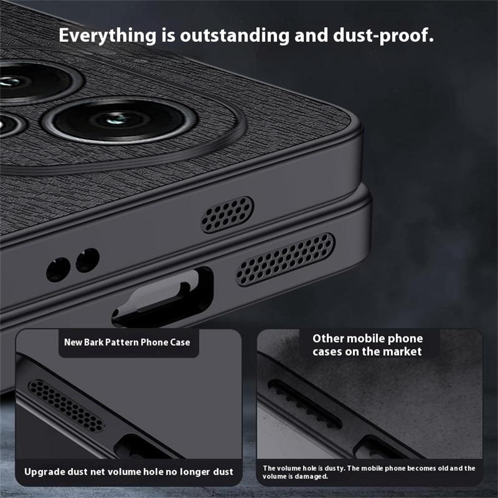 Pour Honor 400 5G (Global) Coque Texture Bois PU Cuir Revêtu PC TPU Housse de Téléphone