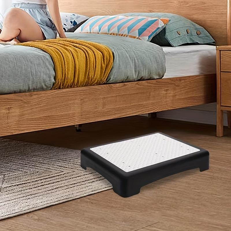 Heavy-Duty Adjustable Non-Slip Stepping Stool Sturdy Polypropylene with Rubber Mat Portable Indoor Outdoor for Car Bed Stairs