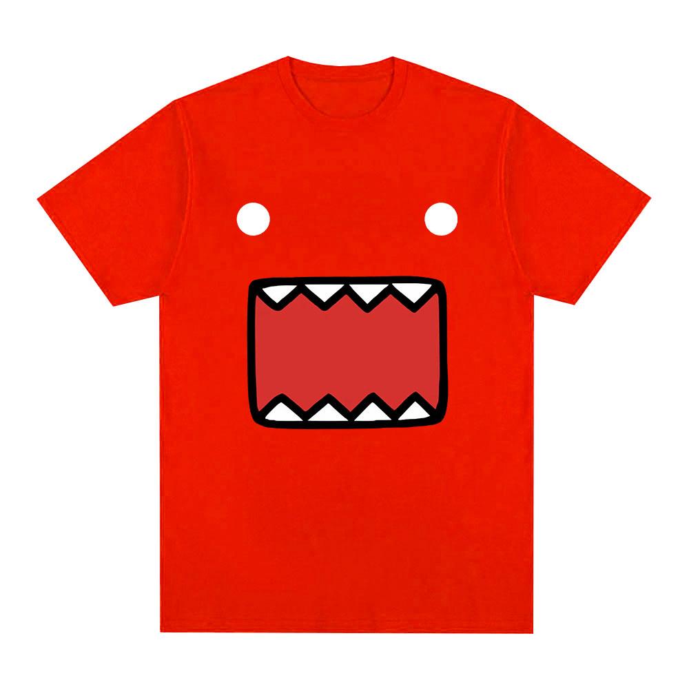 

Domo Kun Doll Face Graphic T Shirts Unisexs Women Cotton Casual TShirts ONeck Short Sleeve Oversized Tshirt Harajuku Streetwear S