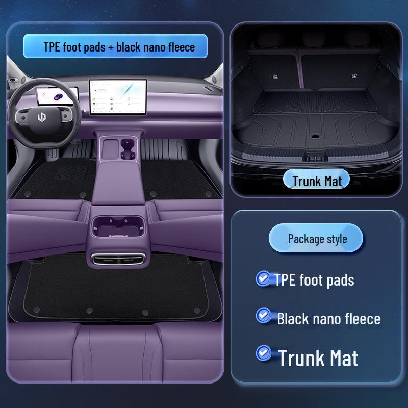 Leapmotor C10 TPE2026 Floor Mats - Complete Set for New Car Interior