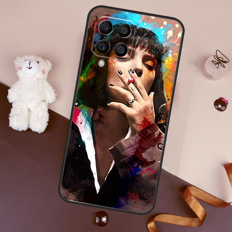 Mia Pulp Fiction Case For Samsung Galaxy M06 M53 M13 M31 M11 M35 M55 M15 M56 M36 M16 M12 M32 M52 M14 M34 M54