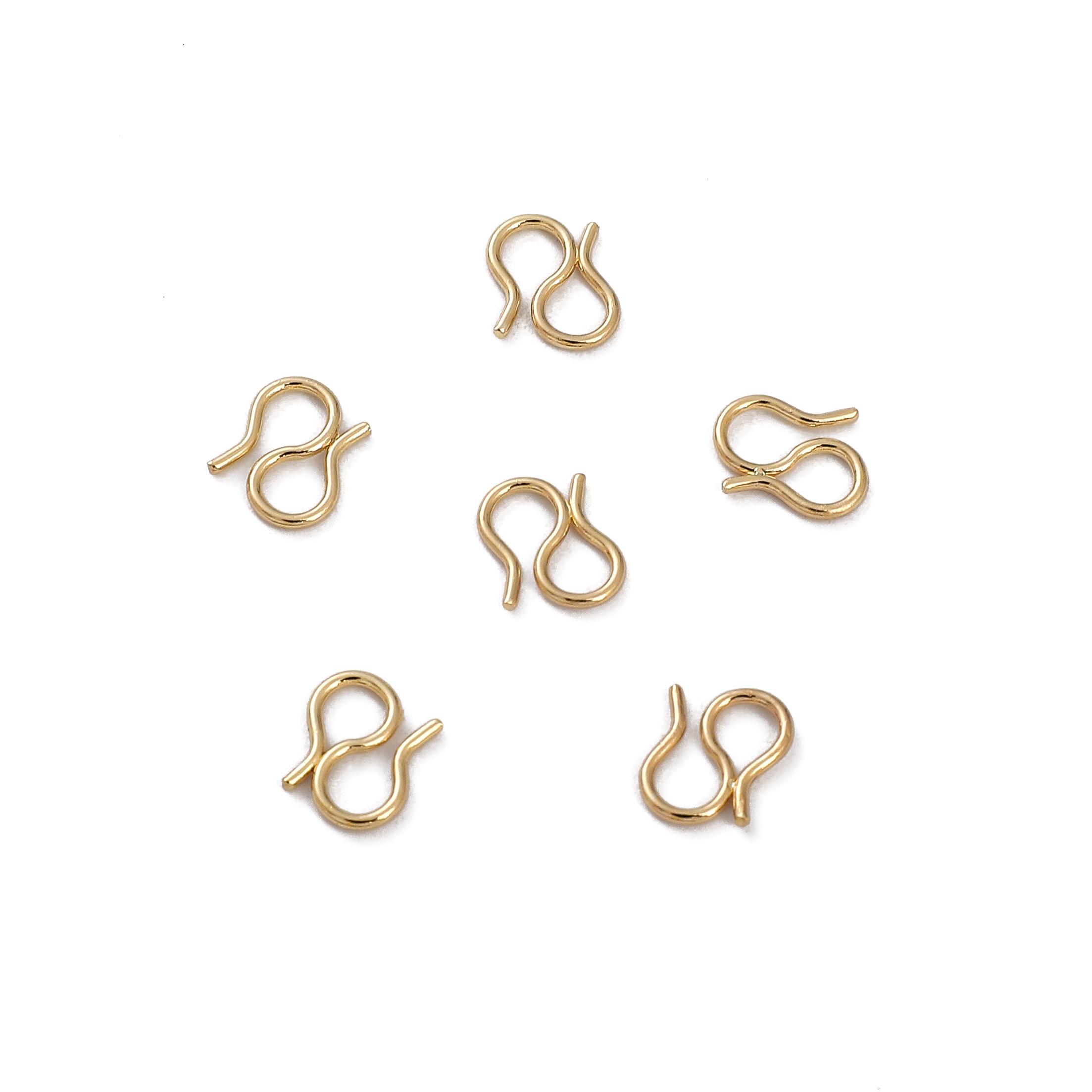 

Медная пряжка WS для изготовления ювелирных изделий своими руками, аксессуары для рукоделия 0.8x9x7mm 1pc