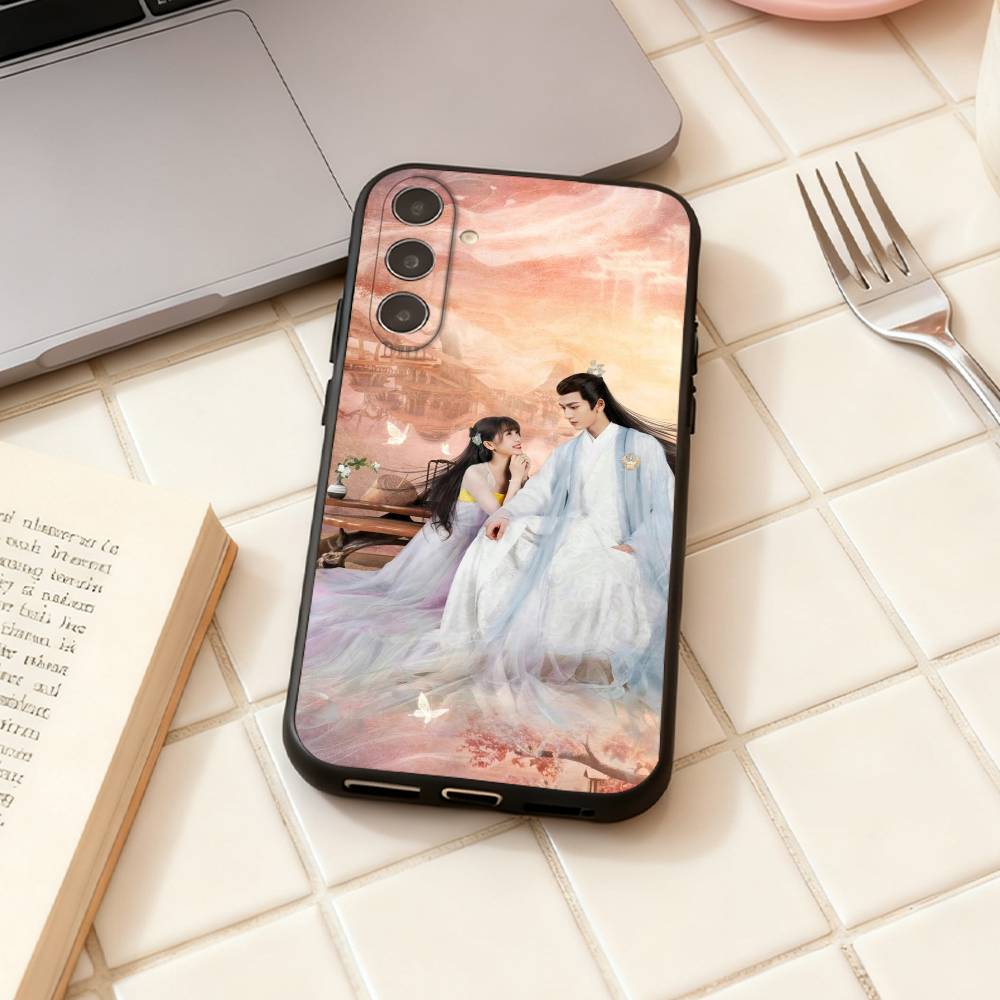 Love Between Fairy and Devil phone Case For Samsung Galaxy A73,A72,A71,A70,A53,A52,A51,Others Soft Black Shell