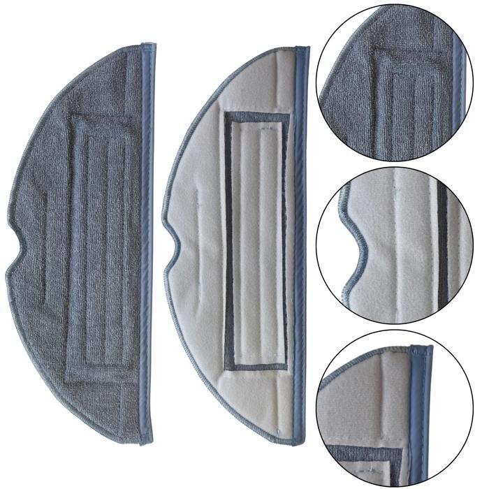 Roborock S8/S7 Mop Cloth - 3 Pack - Microfiber - Washable - Wet