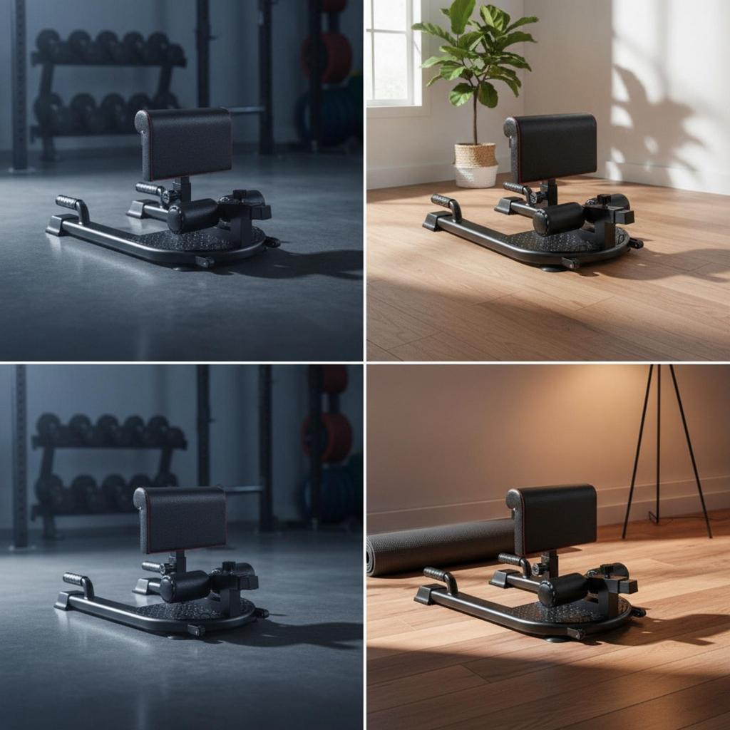 Sissy Squat Machine Compact Comfortable for Home Gym, Apartment