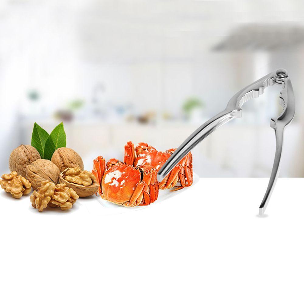 

Good NEW Use Best Quality Lobster Convenient Quick Shellfish Pliers Tool Seafood Crab Metal Pincer серебряный