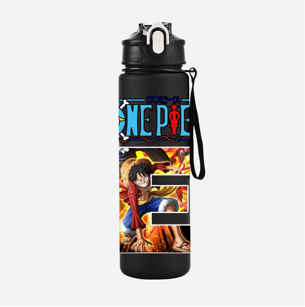 Anime A-Z English Letter Printed Large Capacity Water Cup Demon Hunters Outdoor Portable Drinking Bottle for Boy Girl Gift