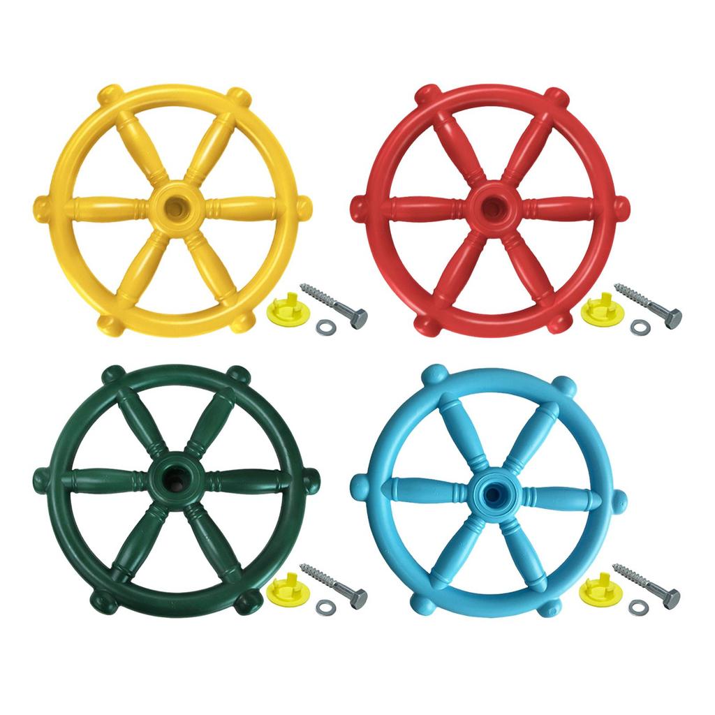 Pirate Ship Steering Wheel Children's Gym Playhouse Toy for Creative Play And