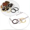 Unisex Fashion Concise Circle Anti-Allergy Earrings