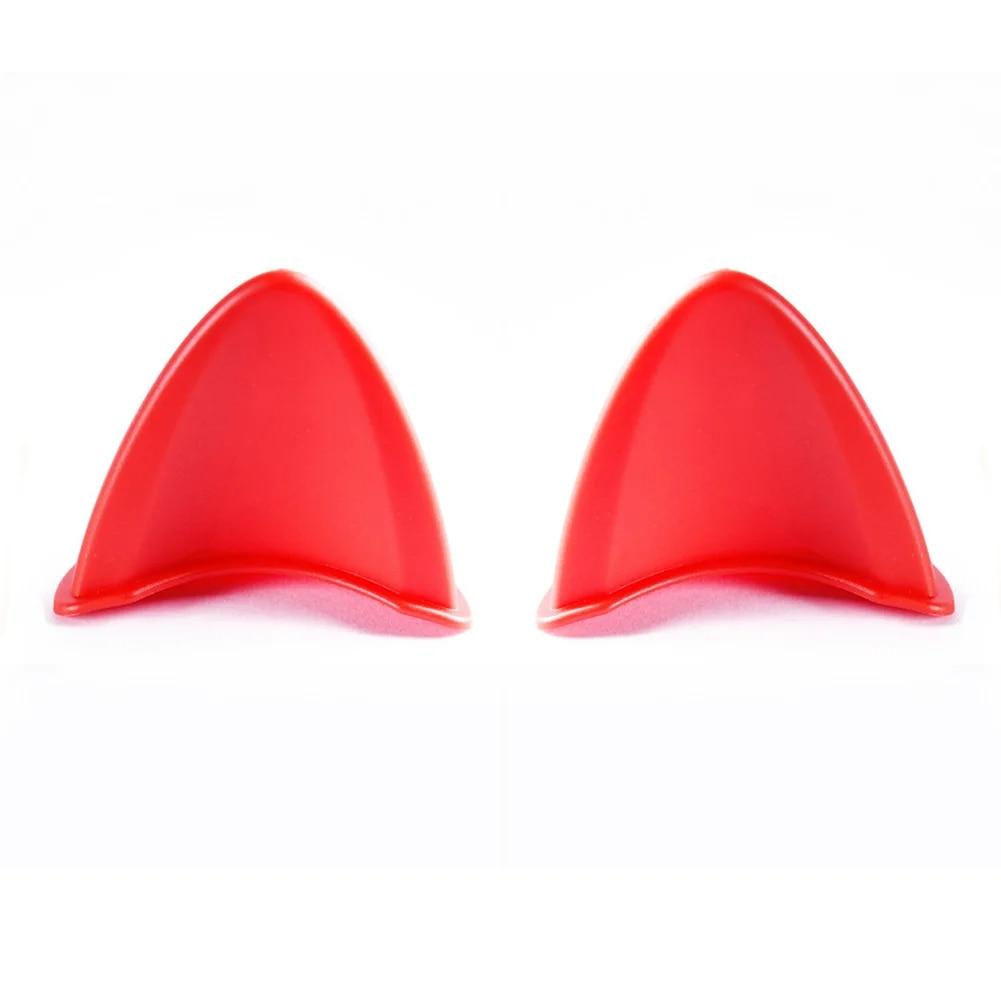 2PCS Nette Katze Ohr Helm Dekoration Motorrad Elektrische Auto Helm Styling Aufkleber Dual-seitige Aufkleber Dekor Helm Zubehör