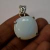 Certified NATURAL Square Cushion 57.75 Ct 925 Sterling Silver Opal Gems Pendant My-482-ns