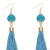 Hooked Long Tassel Earrings Women Bohemian Style Dangle Earring 12cm