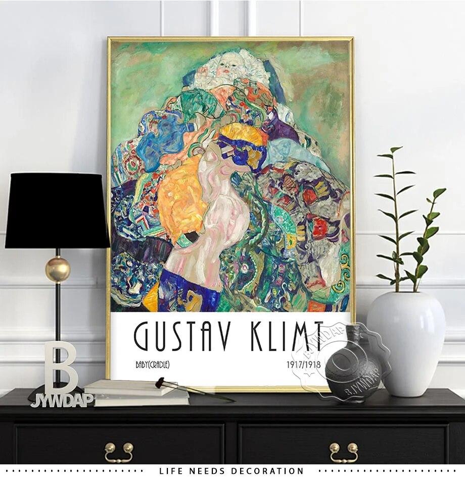 Gustav Klimt Print, Art Decor, The Kiss Gustava Klimta, Nowoczesna sztuka, Pomysł na prezent, Plakat ścienny, Plakat muzealny wystawy, Bez ramki