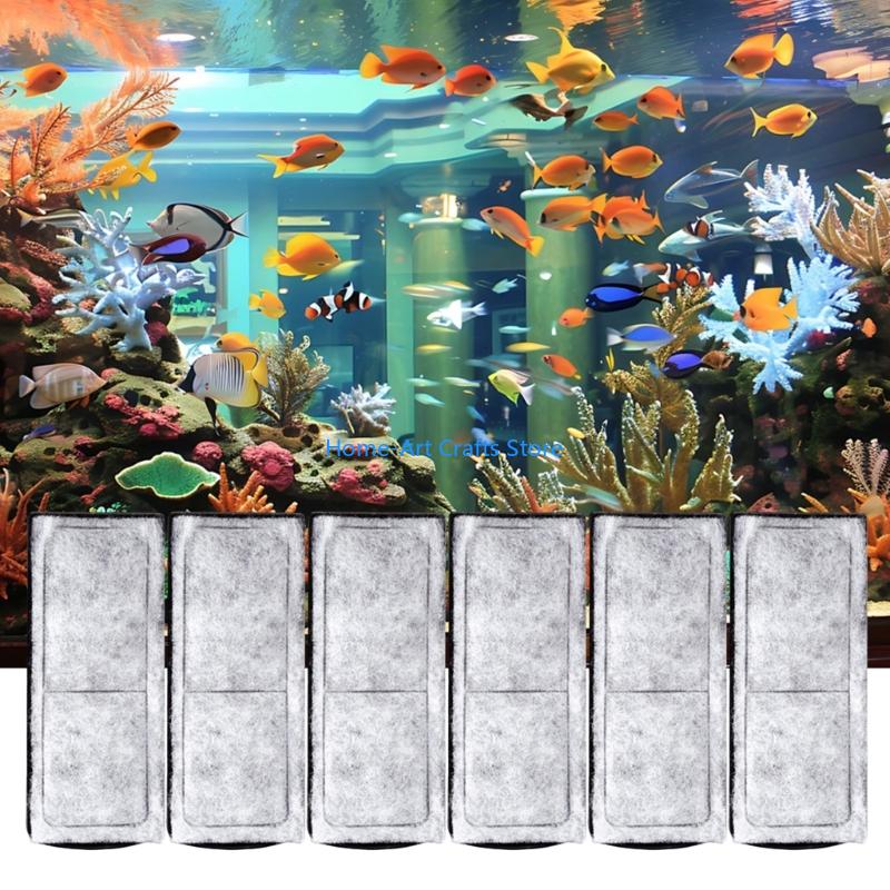 Y3NA 3lots Multi Tanks Ceramic Cartridges Removes Fish Waste Heavy Metals Efficiently Fish Tanks Filters Replacement