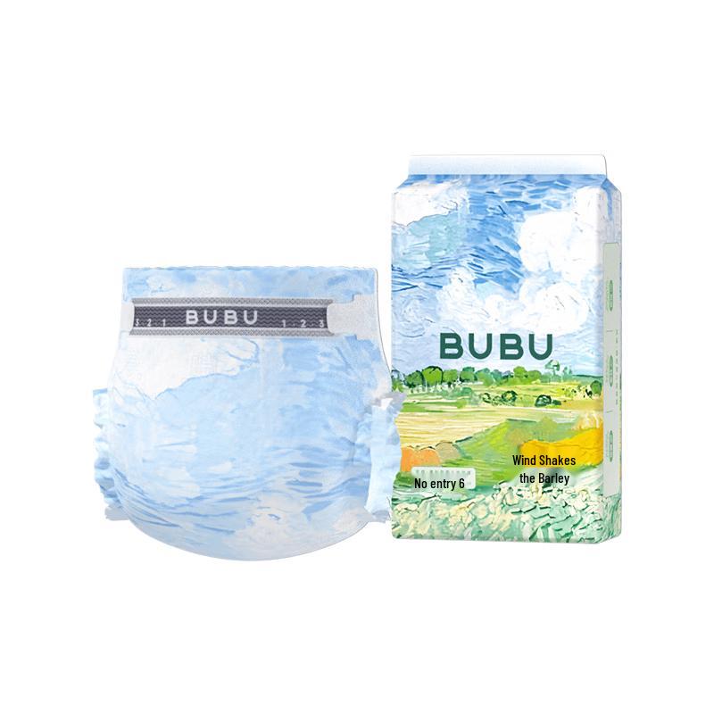 BUBU Wind-Blown Wheat Field Ultra-Thin Breathable Diapers L