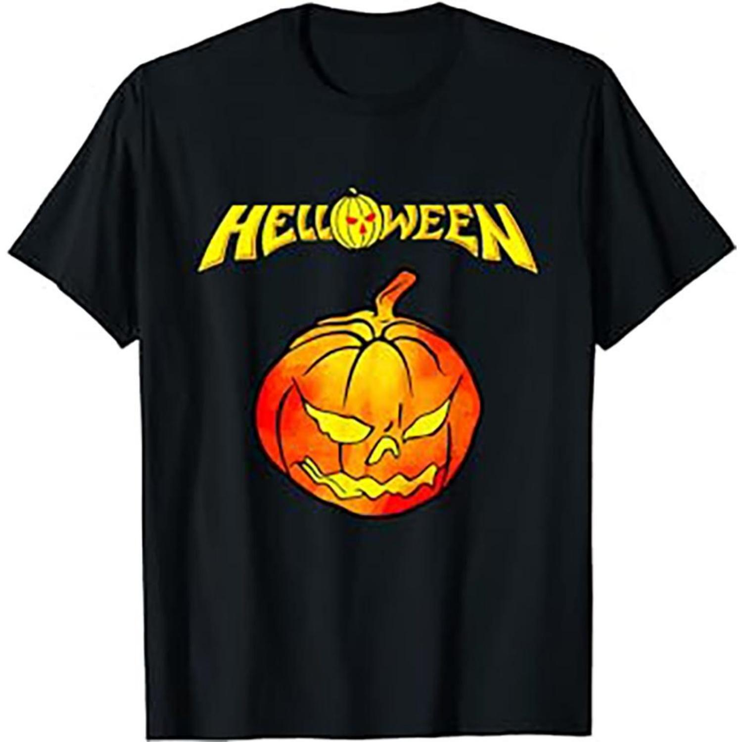 

JRJZ Чоловіча футболка Повсякденна 100% Чиста Бавовна Модна Helloween Is A Power Футболка Для Чоловіків З Принтом Мультяшна Чоловіча Футболка #913115 XXXXXL