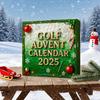 Golf Hanging Decoration Advent Calendar 24 Days Countdown Christmas Festive Acrylic Cartoon Golf Hanging Ornament Golf Lovers Gifts