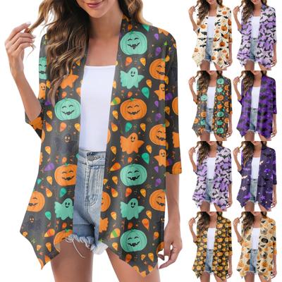 Women's Fashion Casual Cozy Halloween Cardigan Jacket