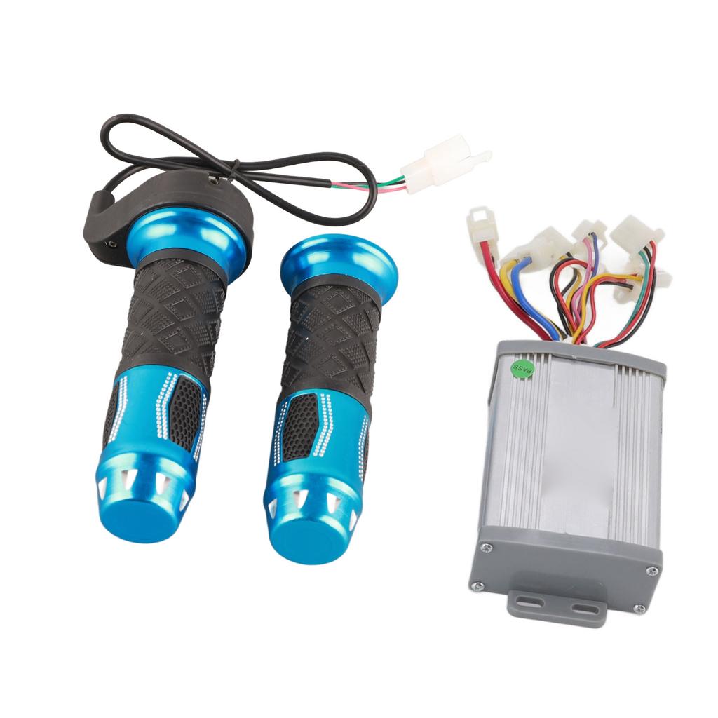 24V 800W Brush Motor Speed Controller with Throttle Grip for Scooter Electric Tricycle Bike