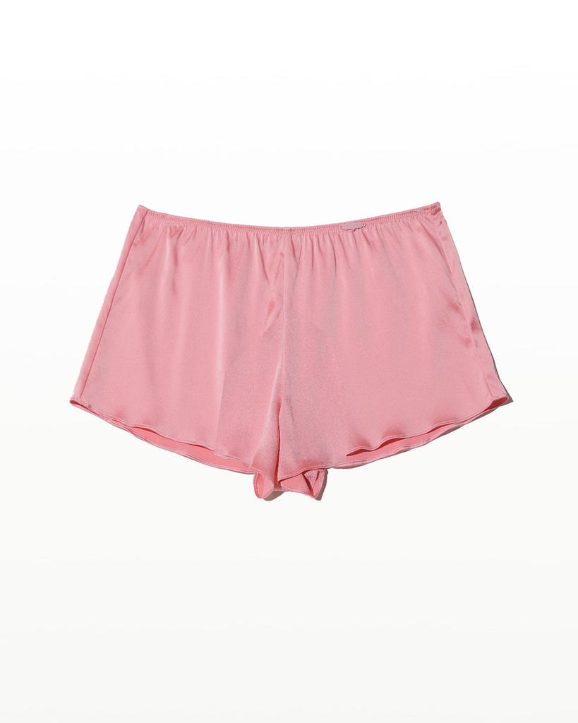 HOOPOE Love Silk Bralette & Boy Shorts Set_Pink Icing
