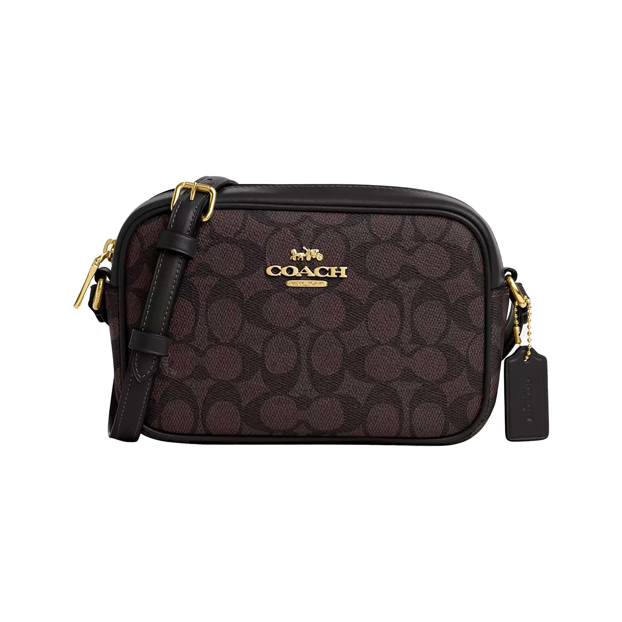 

Coach Women s Signature Mini Jamie Camera Bag, CY752 IMXAQ, Walnut and Black