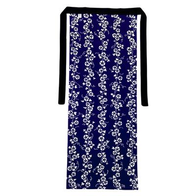 Edoten Etchu Fundoshi Made In Stylish Japanese Tenugui One Size Fits Morning Glory Pattern (Loincloth) Japan, 100% Cotton, Pattern, Men's, All, (Black