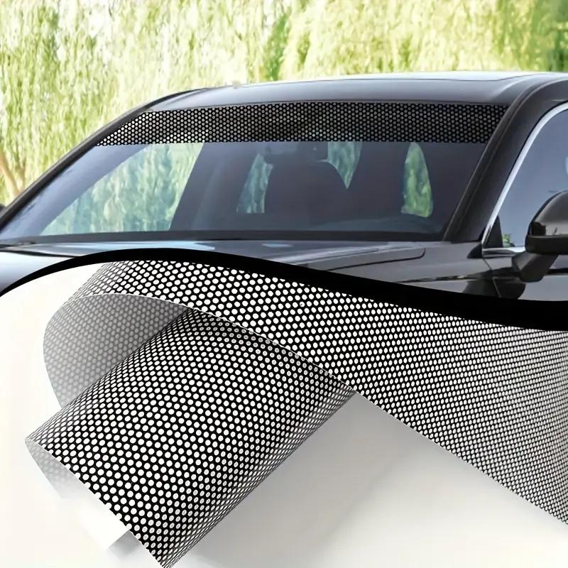 "Sleek Design" Car Sunshade Film - Front & Rear Windshield Vinyl Decal, Heat-Insulating & Uv Safeguard, Easy Apply For Glass & M