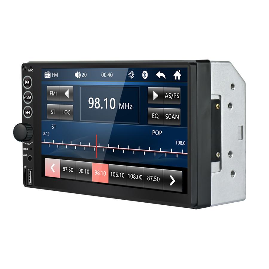 7" HD Car Multimedia Player 2DIN Touch Screen Auto Stereo MP5 Bluetooth USB TF FM Player with Dynamic Track Camera