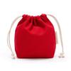Custom Mini Colored Canvas Drawstring Storage Bag