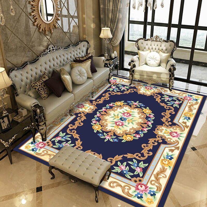 European Carpet Living Room Ins Style Nordic Tea Table Blanket Household Bedroom American Bedside Blanket Large Area