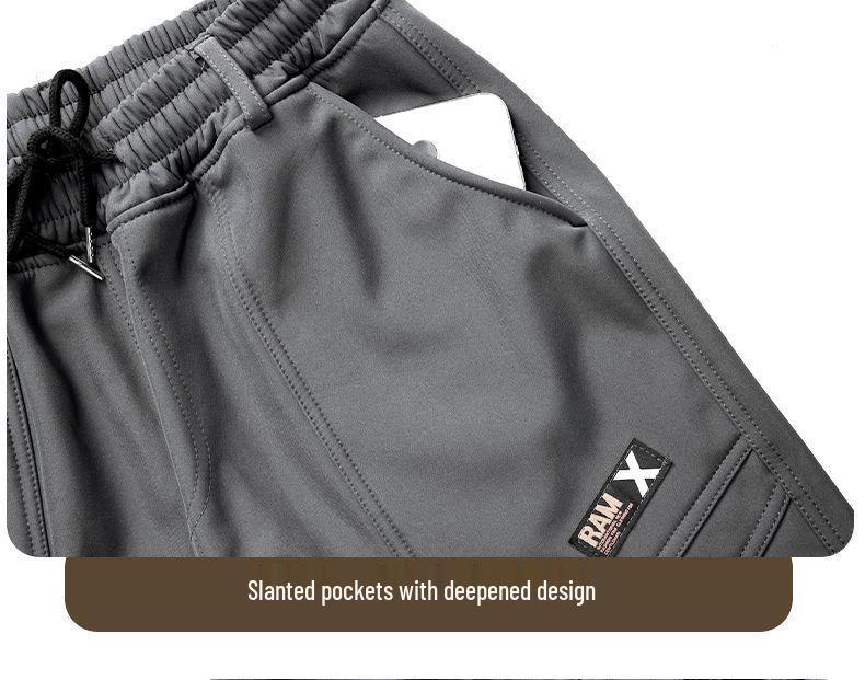 Men's Fleece-Lined 3-in-1 Windbreaker: Waterproof, Windproof, Warm Outdoor Jacket for Autumn and Winter