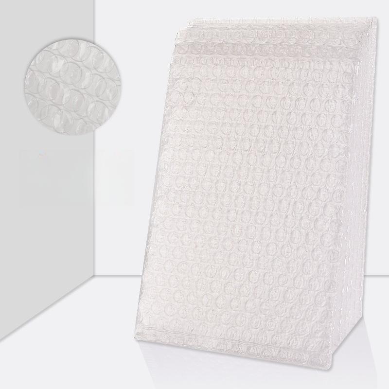 100 Stück transparente Luftpolsterbeutel aus PE-Kunststoff, doppelwandige Polsterbeutel für Versand, Lagerung und Umzug