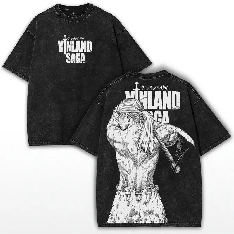 

Askeladd Vinland Saga Anime Graphic T Shirt Harajuku Vintage Washed hot product Tshirt Men Women Clothing Washed Retro Fashion M