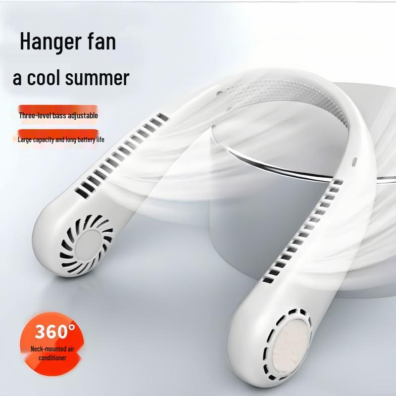 Portable Long Neck Battery-Powered Quiet Cooling Fan