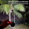 COB Keychain Work Light with Battery Display 8 Mode USB Rechargeable High Lumens Portable LED Light for Camping Hiking Running