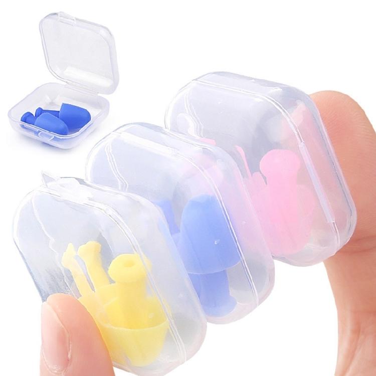 1 Coppia Riduzione Rumore Impermeabili Morbidi Tappi per Orecchie Riutilizzabili Silicone Blocca Suoni Tappi per Orecchie Sonno Tappi per Orecchie Durevoli