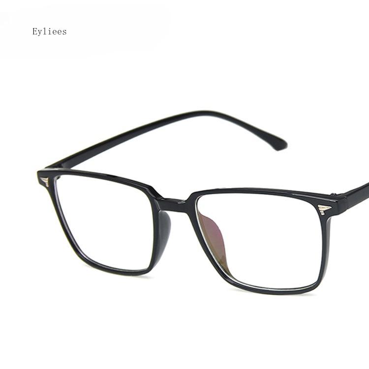 Retro Square Eyeglasses Frames  Glasses Frame Spectacles Trendy Vintage Leopard Print Clear Eye Glasses Anti Blue Light