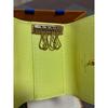 Used New Key Case 4-key Monogram Multicles 4 Tonic Lemon Yellow