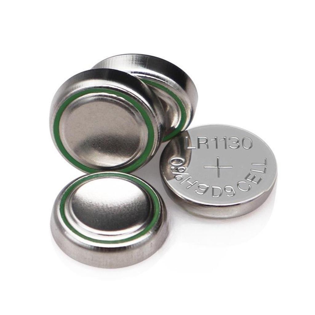 High Capacity Button Cell Battery Pack of 10/20/30/40pcs LR1130 AG10 Batteries 68mAh 1.55V Button Cell Reliable Power
